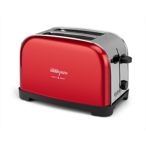 TOSTADORA ORBEGOZO TOV5200 VINTAGE ROJO 850W